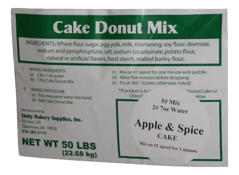Apple & Spice Cake Donut Mix Free Sample- 5 pounds free you pay shipping & handling