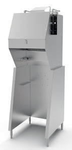 Giles FSH-2 Freestanding Ventless Recirculating Hood System for Electric Fryers up to 24-1/8" Wide, 3-Stage Filtration, 208-240V/60Hz/3PH, Application Power Receptacle, No Mounting Bracket - Donut-Equipment.com