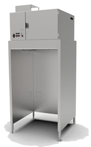 Giles GVH-F Floor-Stand Ventless Recirculating Type 1 Hood System with 1PH Power Receptacle Installed in Stand, 31-3/4" Stand Width, 208-240V/60Hz/1PH - Donut-Equipment.com