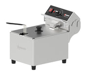 Omcan 15 lb Capacity Elite Series Electric Countertop Single Basket Deep Fryer – 3600W, 240V Commercial Deep Fryer for Restaurants, Concession Stands & Foodservice Kitchens - Donut-Equipment.com