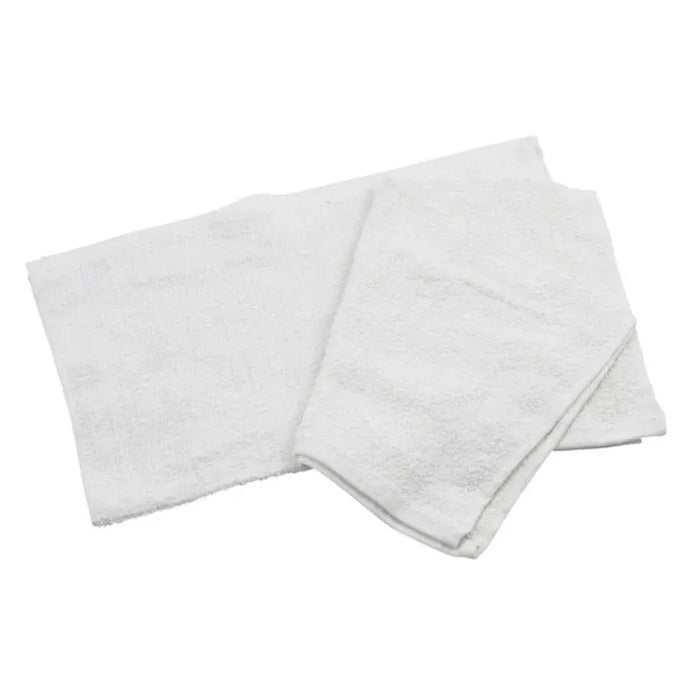 Winco BTW-30 White 16" x 19" Cotton Bar Towel (12pack)