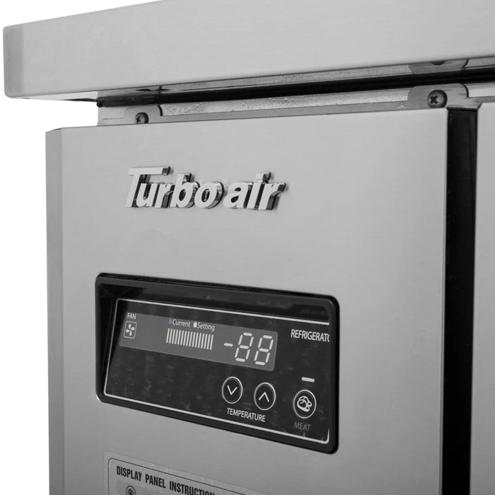 Turbo Air JUF-36S-N J Series 36" Narrow Depth Undercounter Freezer w/ 1 Section, Solid Door & Side Mounted Compressor - Donut-Equipment.com