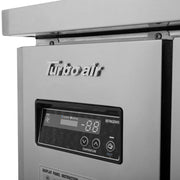 Turbo Air JUR-48S-N6 J Series 48" Narrow Depth Undercounter Refrigerator w/ 2 Sections, Solid Doors & Side Mounted Compressor - Donut-Equipment.com