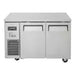 Turbo Air JURF-48-N J Series 47 1/4" Dual Temperature Undercounter Refrigerator/Freezer w/ 2 Sections & Solid Doors - Donut-Equipment.com