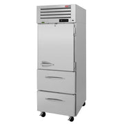 Turbo Air PRO-26R-D2-N 28 3/4" One Section Reach In Refrigerator - (1) Right Hinge Solid Door & (2) Drawers, 115v - Donut-Equipment.com