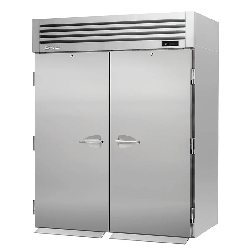 Turbo Air PRO-50R-RI-N 67" Two Section Roll In Refrigerator, (2) Left/Right Hinge Solid Doors, 115v - Donut-Equipment.com