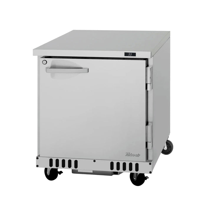 Turbo Air PUR-28-FB-N 27 1/2" W Undercounter Refrigerator w/ 1 Section Front Breathing - Donut-Equipment.com