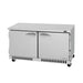 Turbo Air PUR-60-FB-N 60 1/4" W Undercounter Refrigerator w/ 2 Section & 2 Doors, Front Breathing - Donut-Equipment.com