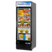 Turbo Air TGF-23FB-N 27" One Section Display Freezer w/ Swing Door - Bottom Mount Compressor, Black, 115v - Donut-Equipment.com