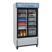 Turbo Air TGM-35R-N 41" Series Two Section Glass Door Merchandiser - (2) Sliding Doors, White, 115v - Donut-Equipment.com