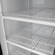 Turbo Air TGM-35R-N 41" Series Two Section Glass Door Merchandiser - (2) Sliding Doors, White, 115v - Donut-Equipment.com