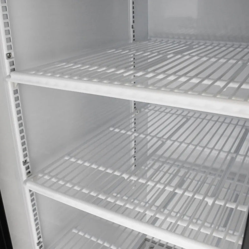 Turbo Air TGM-35R-N 41" Series Two Section Glass Door Merchandiser - (2) Sliding Doors, White, 115v - Donut-Equipment.com