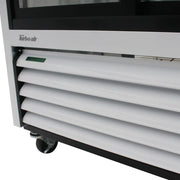 Turbo Air TGM-35R-N 41" Series Two Section Glass Door Merchandiser - (2) Sliding Doors, White, 115v - Donut-Equipment.com