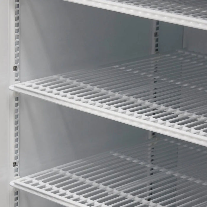 Turbo Air TGM-48RB-N 56" Series Two Section Glass Door Merchandiser - (2) Sliding Doors, Black, 115v - Donut-Equipment.com