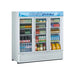 Turbo Air TGM-72RS-N 78" Series Three Section Glass Door Merchandiser - (3) Left/Right Hinge Doors, White, 115v - Donut-Equipment.com