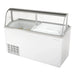 Turbo Air TIDC-70W-N 68" Stand Alone Ice Cream Freezer w/ 12 Tub Capacity - White, 115v - Donut-Equipment.com