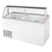 Turbo Air TIDC-70W-N 68" Stand Alone Ice Cream Freezer w/ 12 Tub Capacity - White, 115v - Donut-Equipment.com