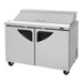 Turbo Air TST-48SD-N 48" Super Deluxe 2 Door Refrigerated Sandwich Prep Table - Donut-Equipment.com