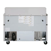 Turbo Air TST-48SD-N 48" Super Deluxe 2 Door Refrigerated Sandwich Prep Table - Donut-Equipment.com