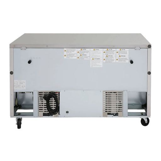 Turbo Air TUF-60SD-N 60 1/4" W Undercounter Freezer w/ 2 Sections & 2 Doors - Donut-Equipment.com