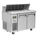 Turbo Air JST-48-N 48" 2 Door Side Mount Compressor Refrigerated Sandwich Prep Table - Donut-Equipment.com