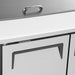 Turbo Air JST-48-N 48" 2 Door Side Mount Compressor Refrigerated Sandwich Prep Table - Donut-Equipment.com