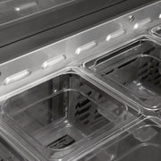 Turbo Air JST-36-N 36" 1 Door Side Mount Compressor Refrigerated Sandwich Prep Table - Donut-Equipment.com