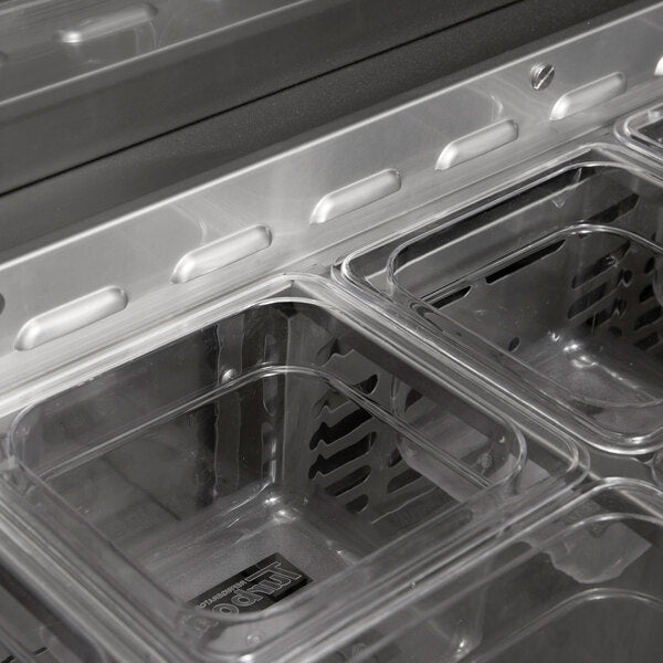 Turbo Air JST-36-N 36" 1 Door Side Mount Compressor Refrigerated Sandwich Prep Table - Donut-Equipment.com