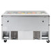 Turbo Air TST-60SD-24-N-GL 60" 2 Door Mega Top Hinged Glass Lid Refrigerated Sandwich Prep Table - Donut-Equipment.com