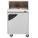 Turbo Air TST-28SD-N 28" 1 Door Refrigerated Sandwich Prep Table - Donut-Equipment.com