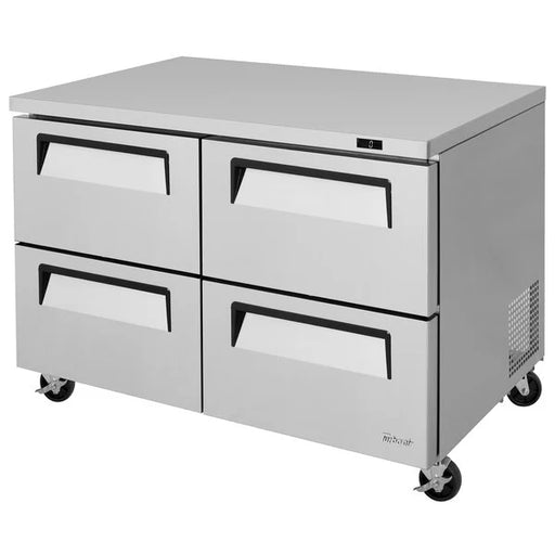 Turbo Air TUF-48SD-D4-N 48 1/4" W Undercounter Freezer w/ 2 Sections & 4 Drawers - Donut-Equipment.com