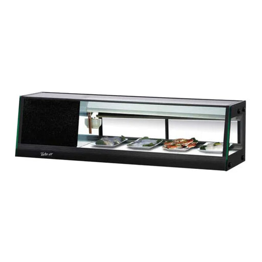 Turbo Air SAS-50L-N 50" Straight Glass Refrigerated Display/Sushi Case - Left Side Compressor - Donut-Equipment.com