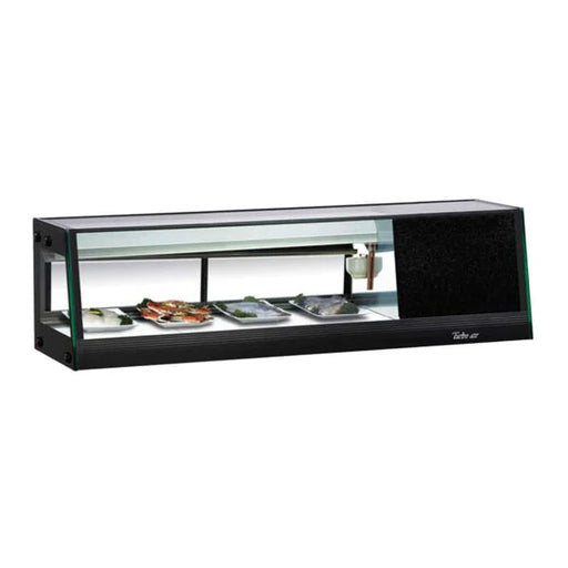 Turbo Air SAS-50R-N 50" Straight Glass Refrigerated Display/Sushi Case - Right Side Compressor - Donut-Equipment.com