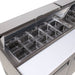 Turbo Air MST-72-N M3 Series 72" 3 Door Stainless Steel Refrigerated Sandwich Prep Table - Donut-Equipment.com