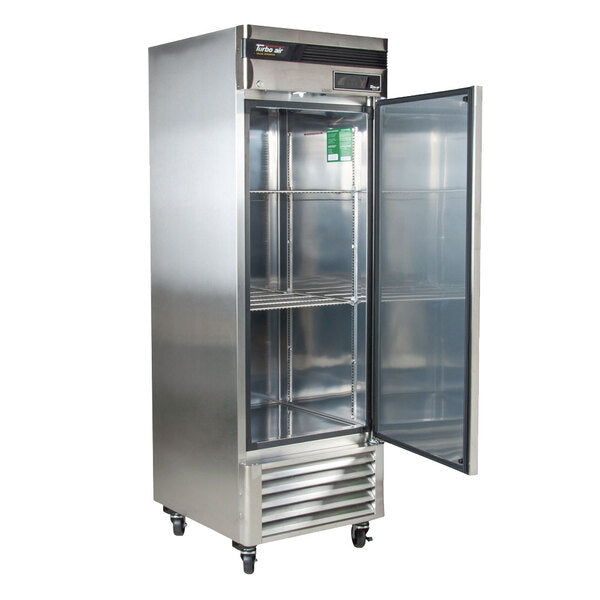 Turbo Air TSR-23SD-N6 Super Deluxe 27" Bottom Mounted Solid Door Reach-In Refrigerator with LED Lighting - Donut-Equipment.com