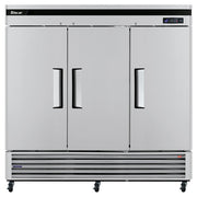 Turbo Air TSF-72SD-N Super Deluxe 82" Solid Door Reach-In Freezer with LED Lighting - Donut-Equipment.com