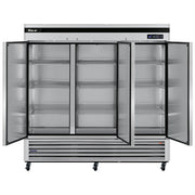 Turbo Air TSF-72SD-N Super Deluxe 82" Solid Door Reach-In Freezer with LED Lighting - Donut-Equipment.com