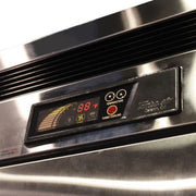 Turbo Air TSR-72SD-N Super Deluxe 82" Bottom Mounted Solid Door Reach-In Refrigerator with LED Lighting - Donut-Equipment.com