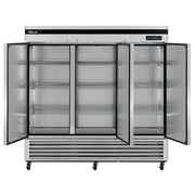 Turbo Air TSR-72SD-N Super Deluxe 82" Bottom Mounted Solid Door Reach-In Refrigerator with LED Lighting - Donut-Equipment.com