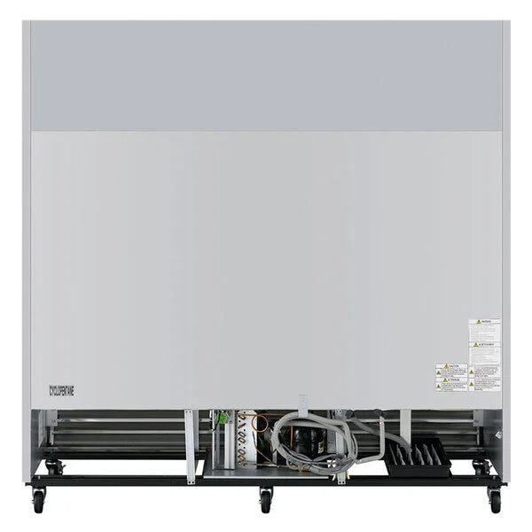 Turbo Air TSR-72SD-N Super Deluxe 82" Bottom Mounted Solid Door Reach-In Refrigerator with LED Lighting - Donut-Equipment.com