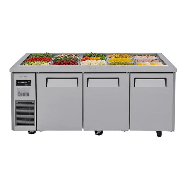 Turbo Air JBT-72-N 71" Stainless Steel Refrigerated Buffet Display Table - Donut-Equipment.com