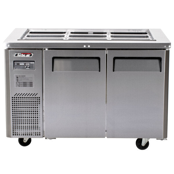 Turbo Air JBT-48-N 47" Stainless Steel Refrigerated Buffet Display Table - Donut-Equipment.com