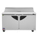 Turbo Air TST-60SD-N 60" Super Deluxe 2 Door Refrigerated Sandwich Prep Table - Donut-Equipment.com