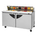 Turbo Air TST-60SD-N 60" Super Deluxe 2 Door Refrigerated Sandwich Prep Table - Donut-Equipment.com