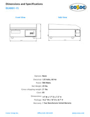 Cozoc Counter Electric Griddle Model EG4001-15 - Donut-Equipment.com