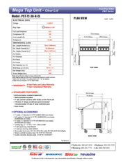 Turbo Air PST-72-30-N-CL 72 5/8" PRO Series Mega Top Sandwich/Salad Prep Table w/ Refrigerated Base - Donut-Equipment.com