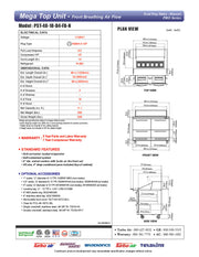 Turbo Air PST-48-18-D4-FB-N PRO Series Mega Top Sandwich/Salad Prep Table Front Breathing Airflow - Donut-Equipment.com
