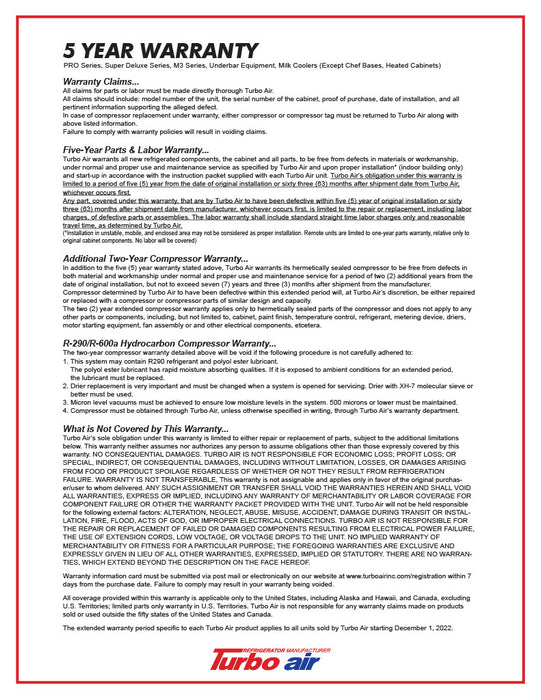 Turbo Air TOM-50S-N 50 7/8" Vertical Open Air Cooler w/ (5) Levels – Stainless Steel Exterior, 115v - Donut-Equipment.com