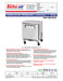 Turbo Air M3 MUR-20S-N6 20" Shallow Depth Low Profile Undercounter Refrigerator with 1 Solid Door - Donut-Equipment.com