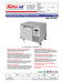 Turbo Air JUF-44D-N J Series 44" Extra Deep Undercounter Freezer w/ 2 Drawers & Side Mounted Compressor - Donut-Equipment.com